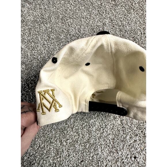 In Jiu Jitsu We Trust Hat White Gold Black BJJ Yupoong Snapback Newaza - Picture 2 of 4